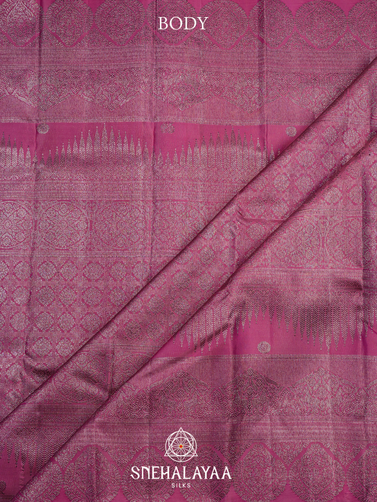Pink Kanjivaram Silk Saree
