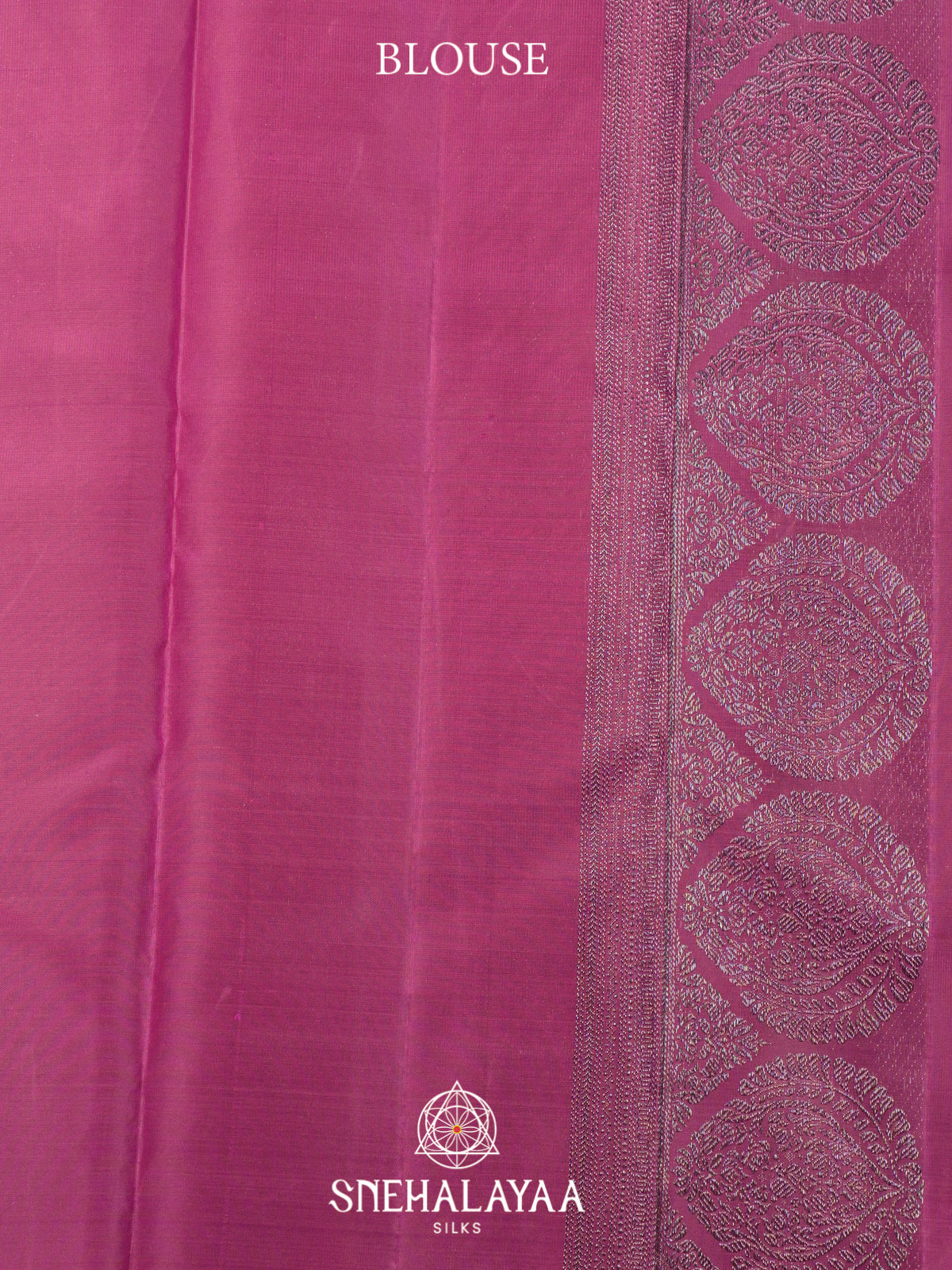 Pink Kanjivaram Silk Saree