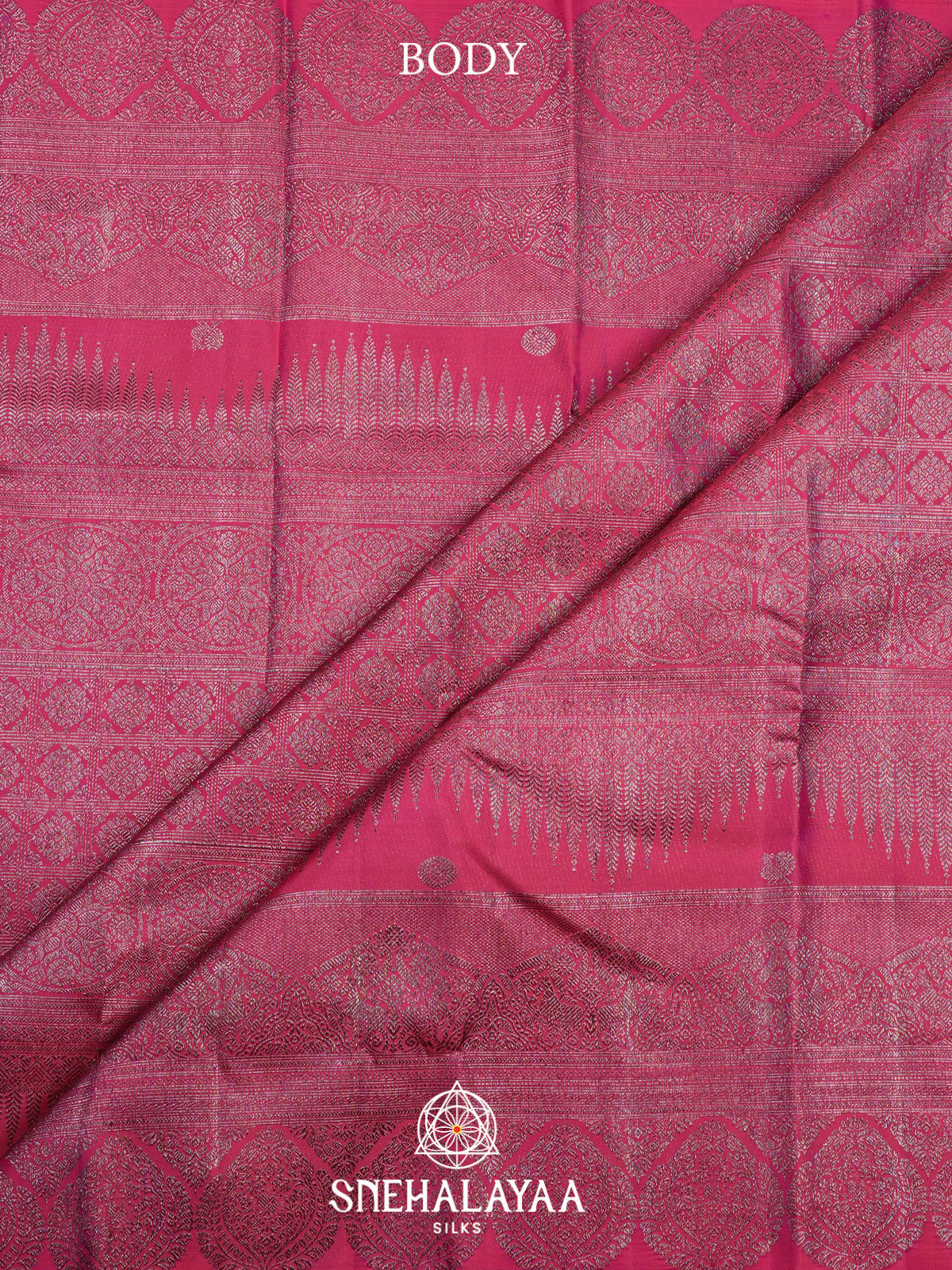 Pink Kanjivaram Silk Saree