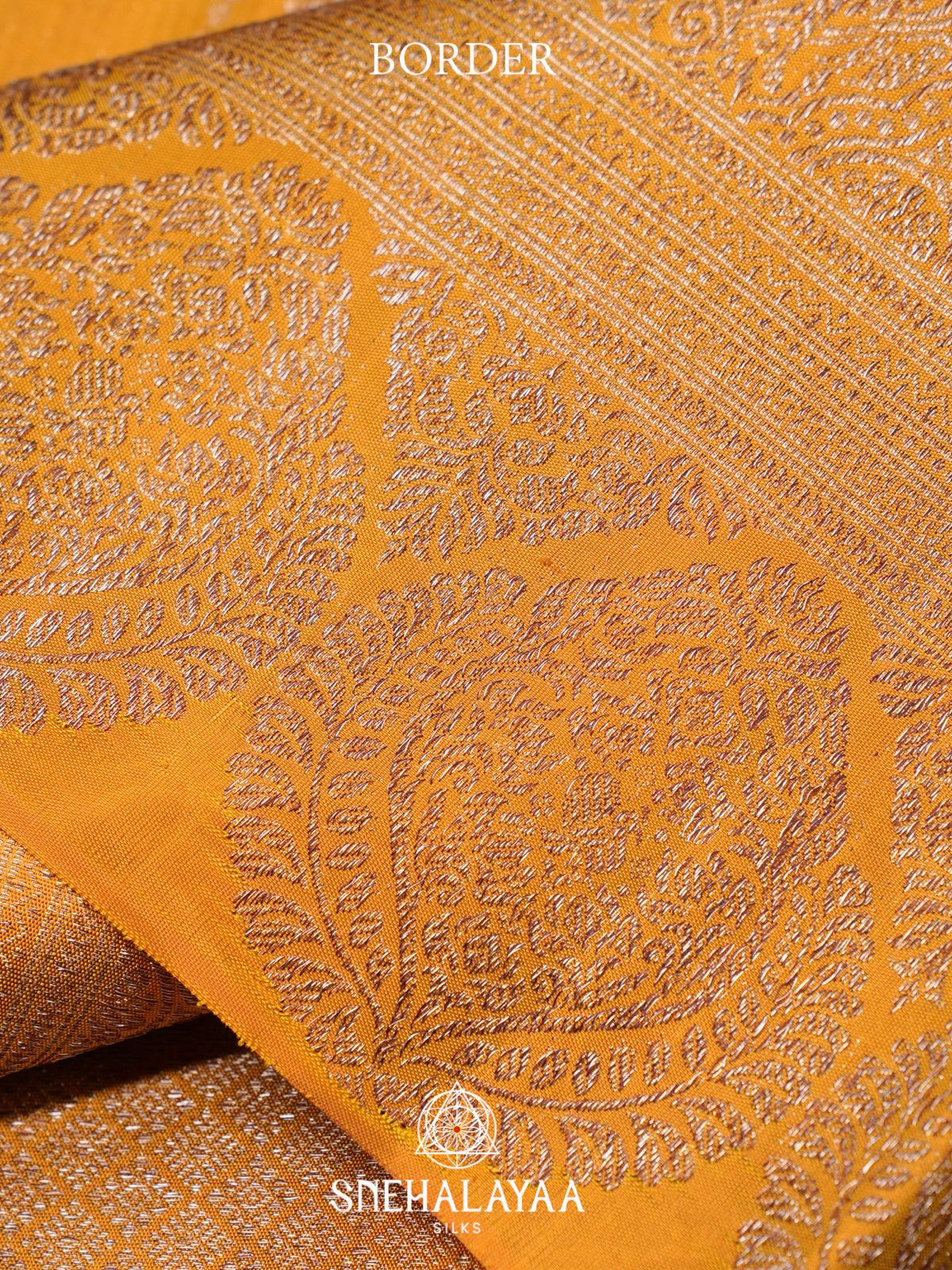Yellow Kanjivaram Silk Saree