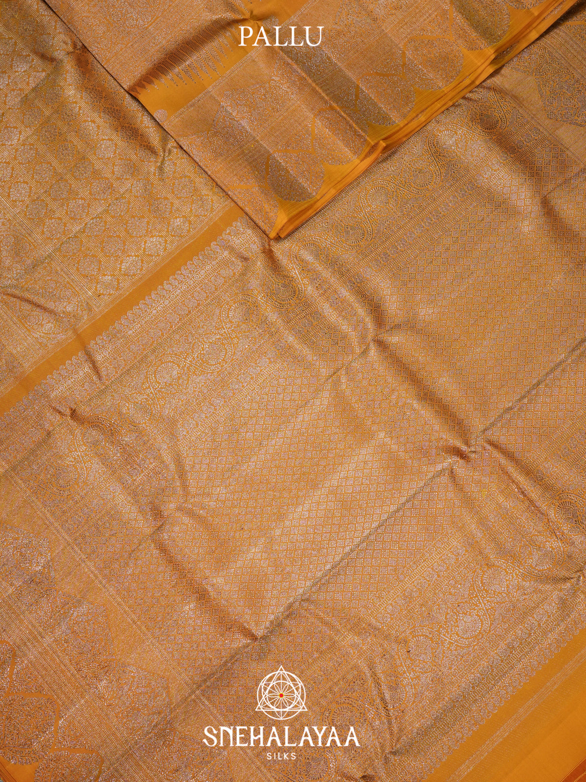 Yellow Kanjivaram Silk Saree