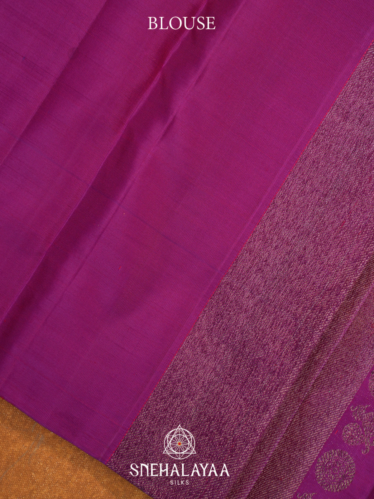 Meganta Pink Kanjivaram Silk Saree