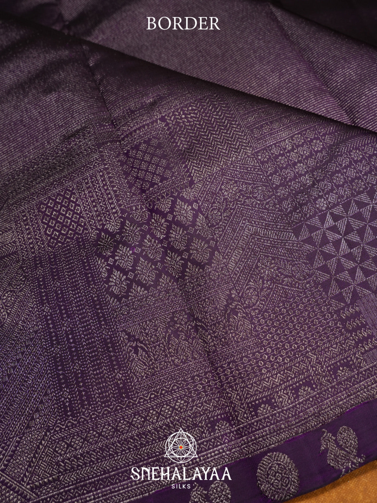 Purple Kanjivaram Silk Saree