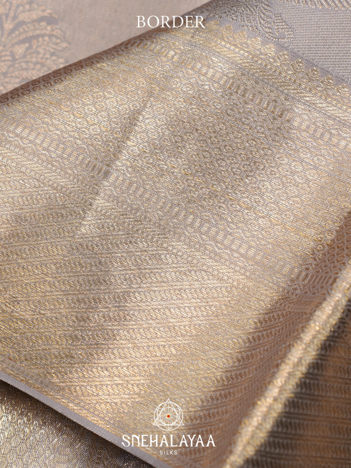 Grey Kanjivaram Silk Saree