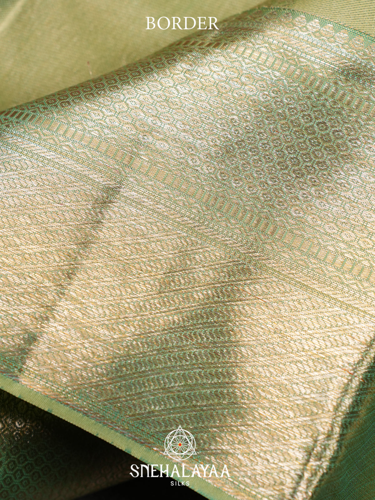 Pista Green Kanjivaram Silk Saree