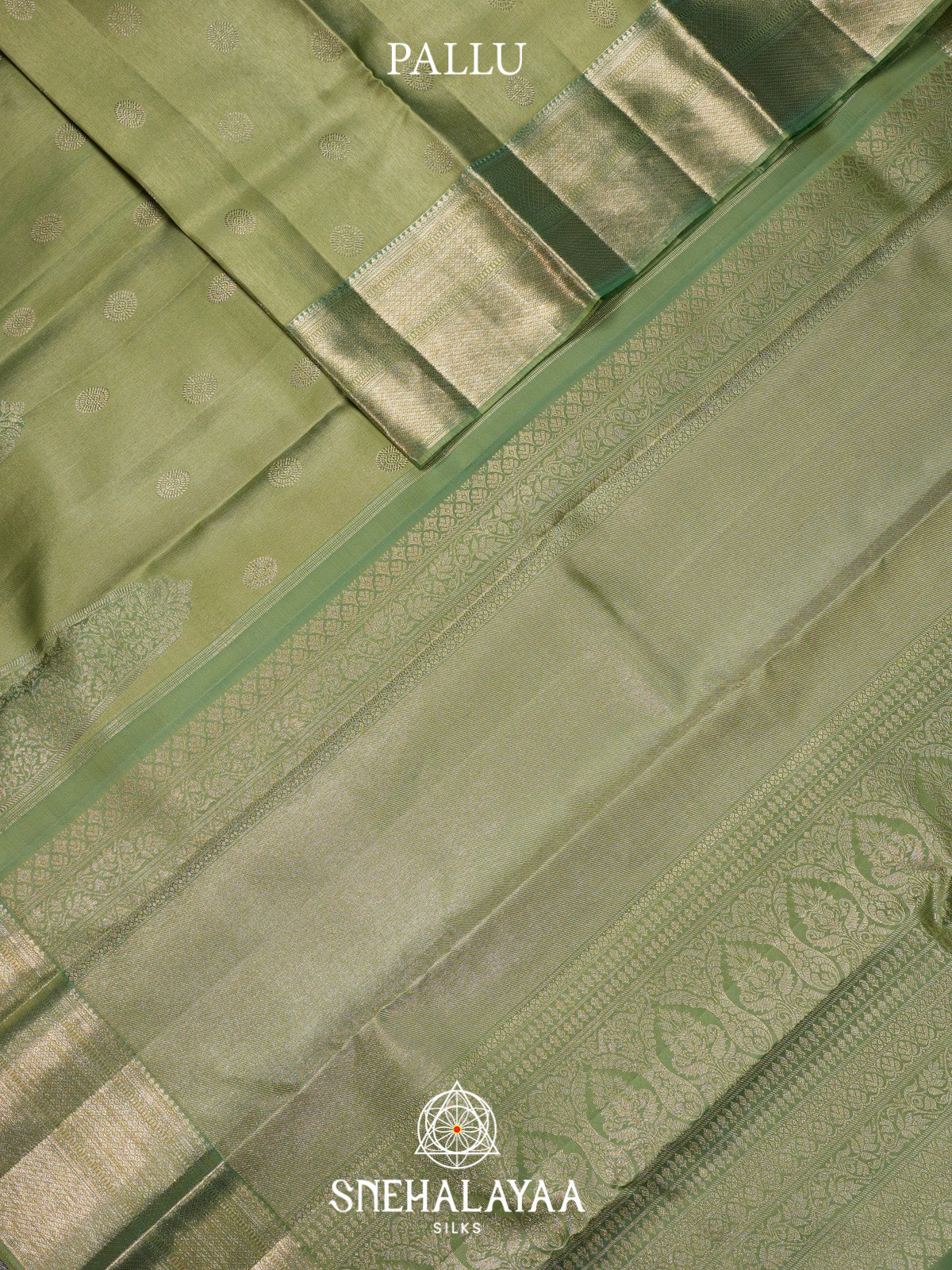 Pista Green Kanjivaram Silk Saree