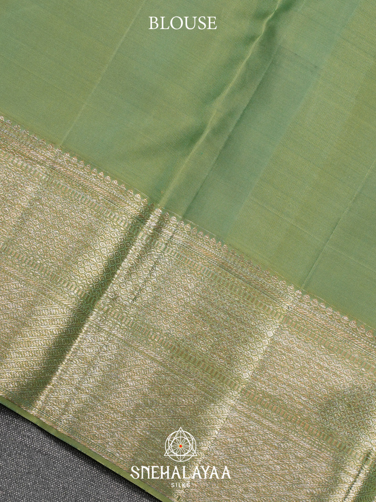 Pista Green Kanjivaram Silk Saree