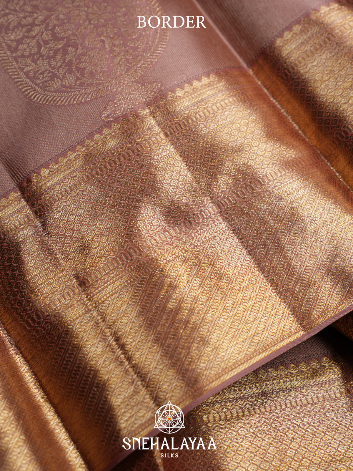 Mauve Pink Kanjivaram Silk Saree