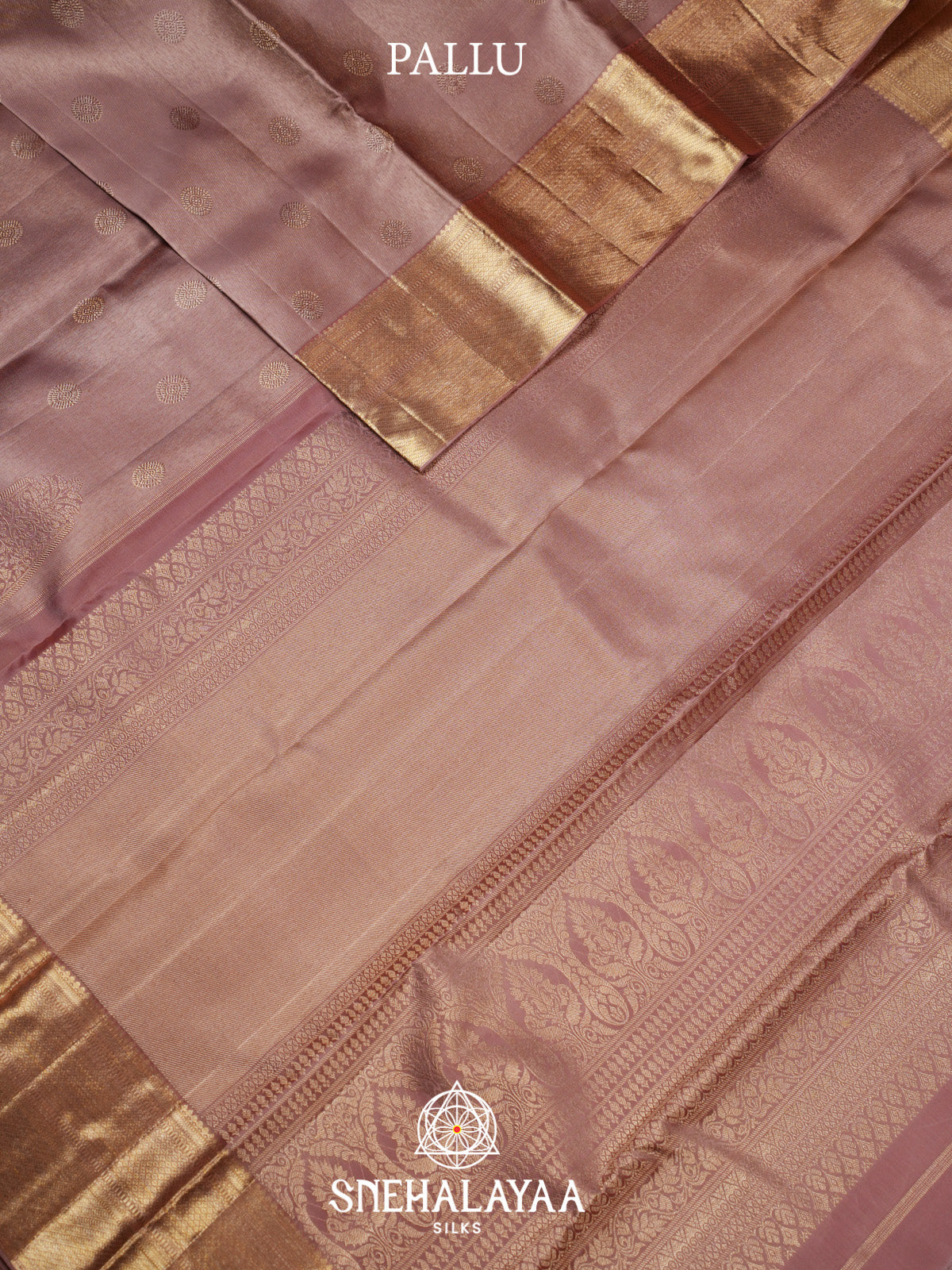Mauve Pink Kanjivaram Silk Saree