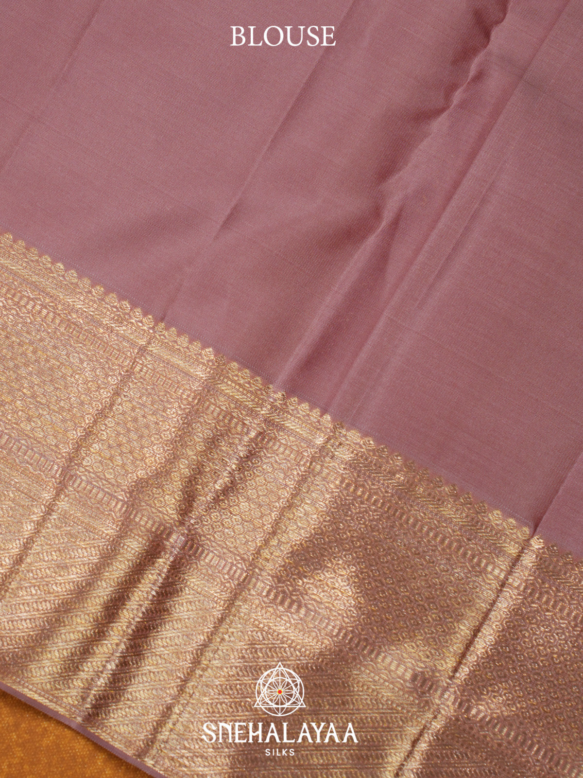 Mauve Pink Kanjivaram Silk Saree