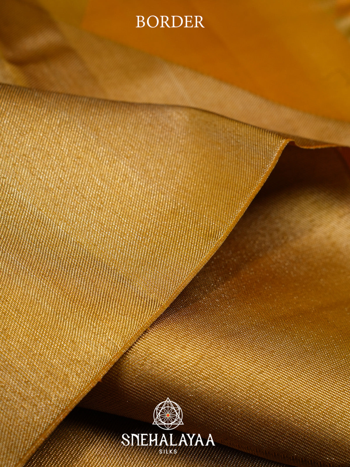 Golden Yellow Kanjivaram Silk Saree