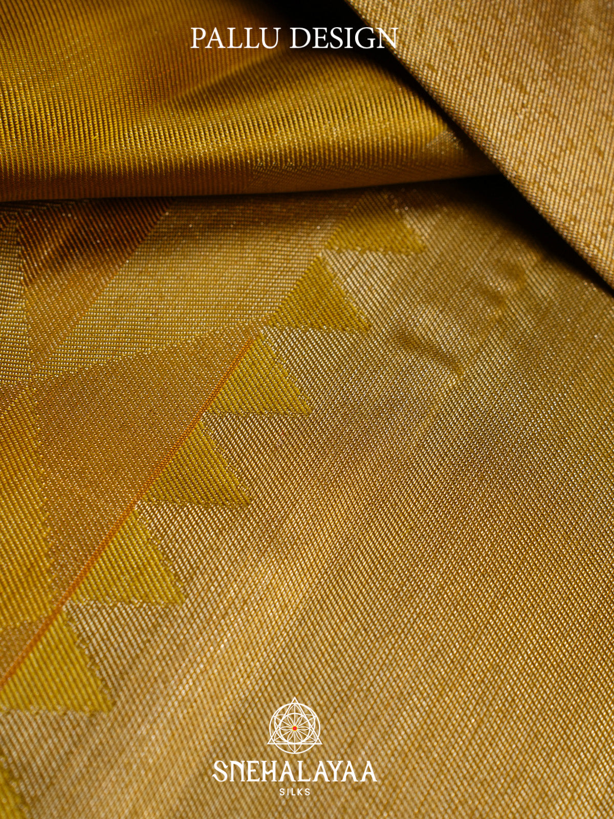 Golden Yellow Kanjivaram Silk Saree