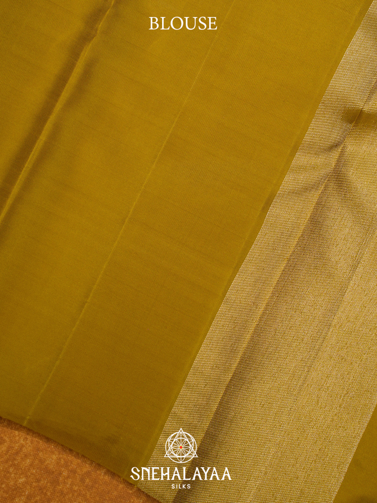 Golden Yellow Kanjivaram Silk Saree