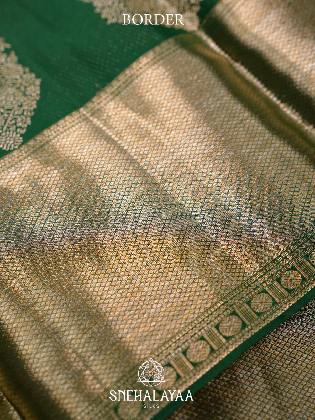 Emerald Green Kanjivaram Silk Saree