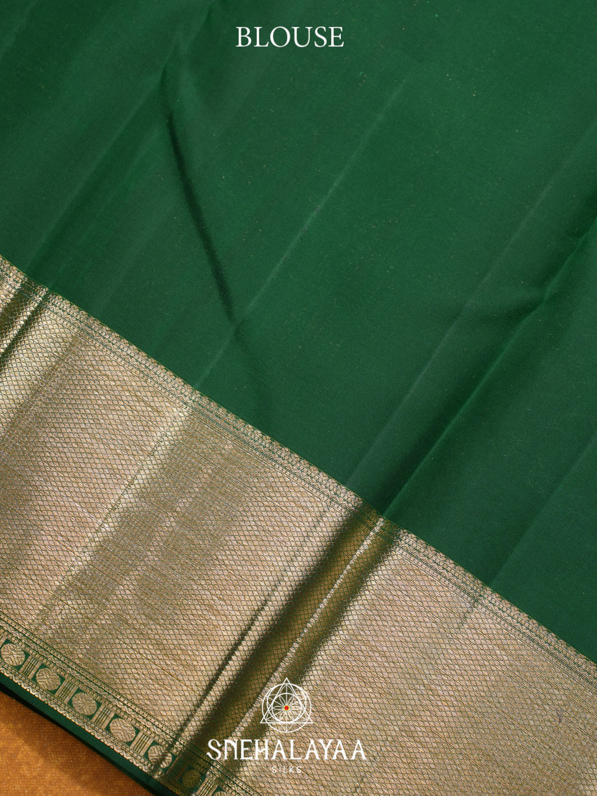 Emerald Green Kanjivaram Silk Saree