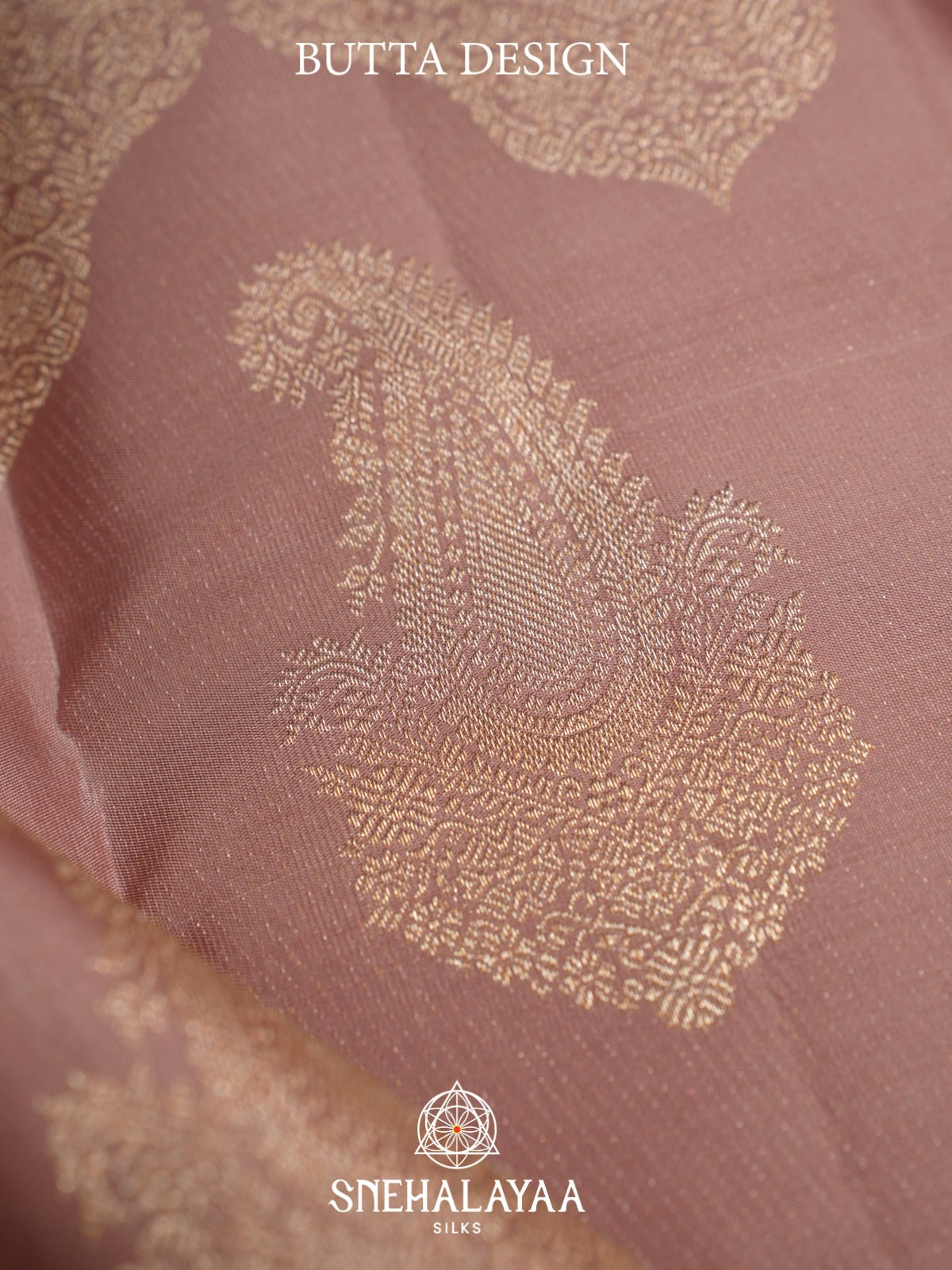 Mauve Pink Kanjivaram Silk Saree