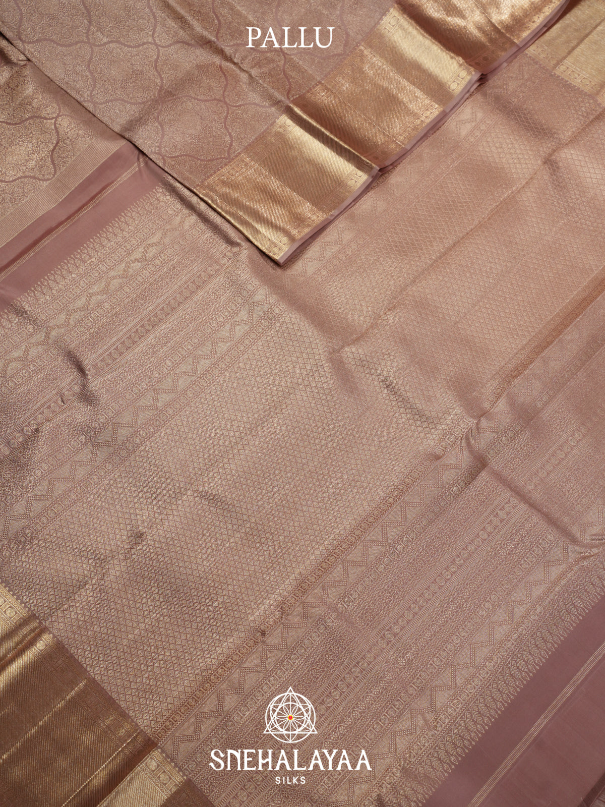 Mauve Pink Kanjivaram Silk Saree