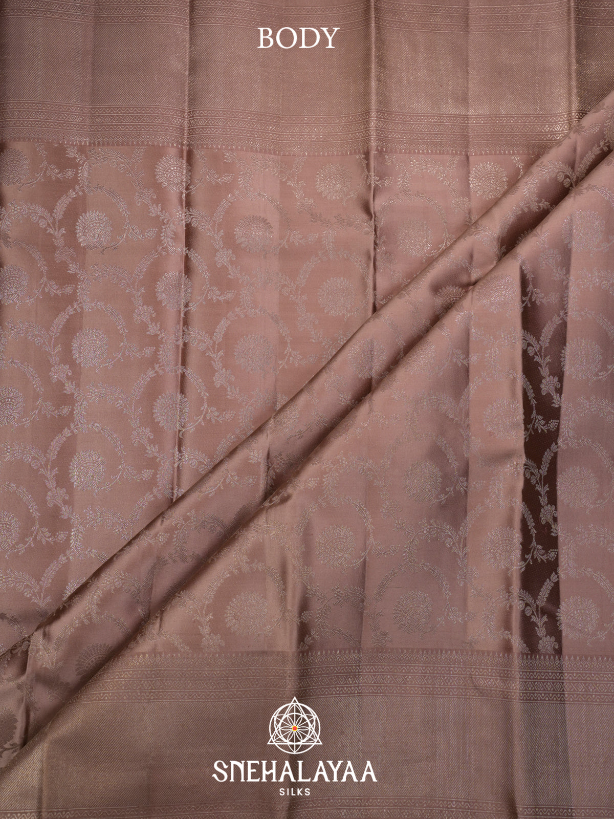 Mauve Kanjivaram Silk Saree