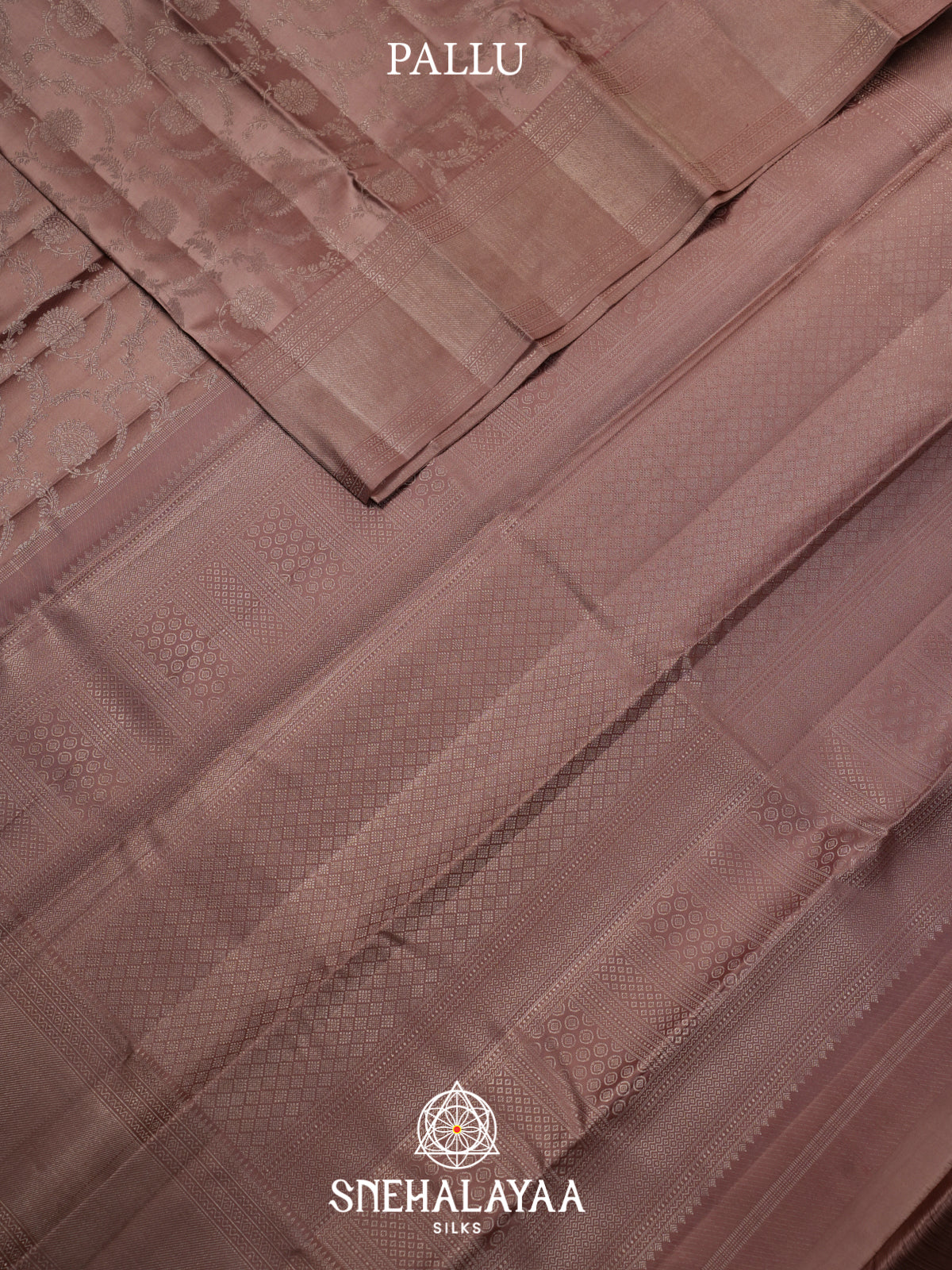 Mauve Kanjivaram Silk Saree