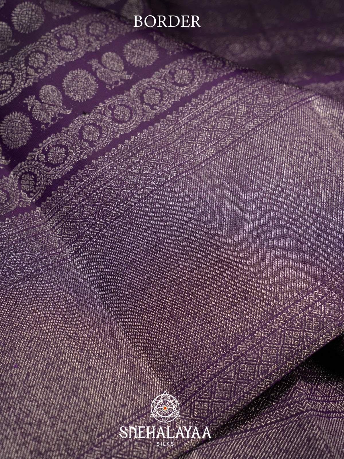 Purple Kanjivaram Silk Saree