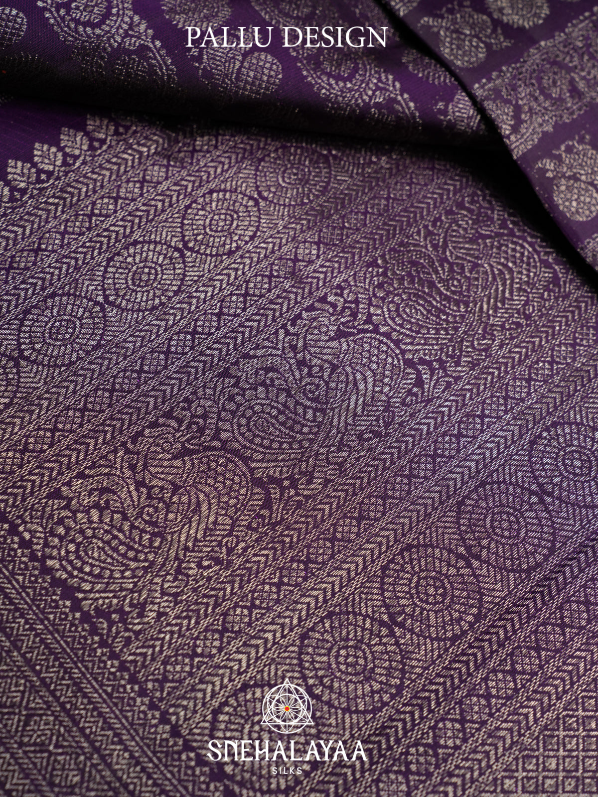 Purple Kanjivaram Silk Saree