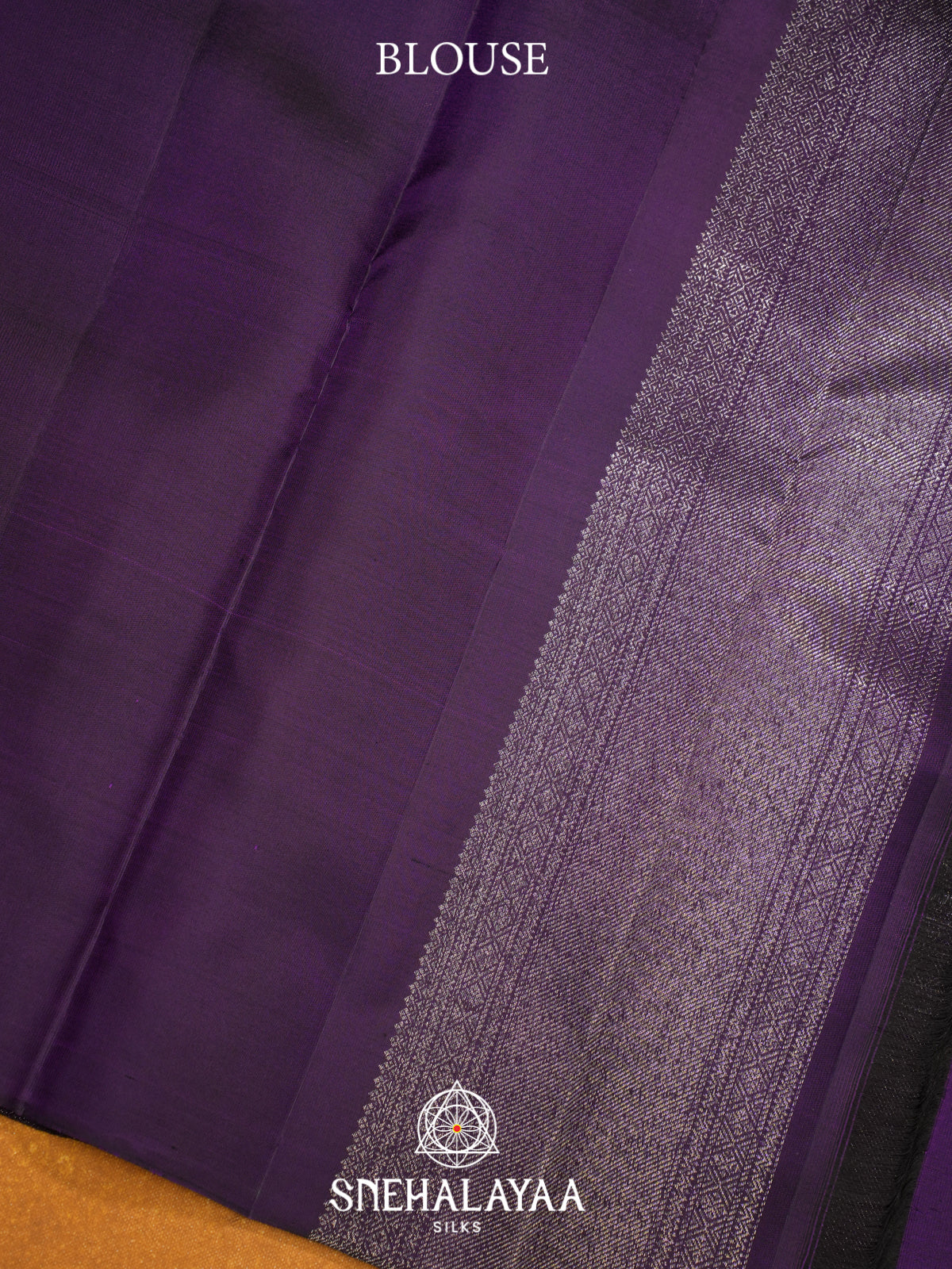 Purple Kanjivaram Silk Saree