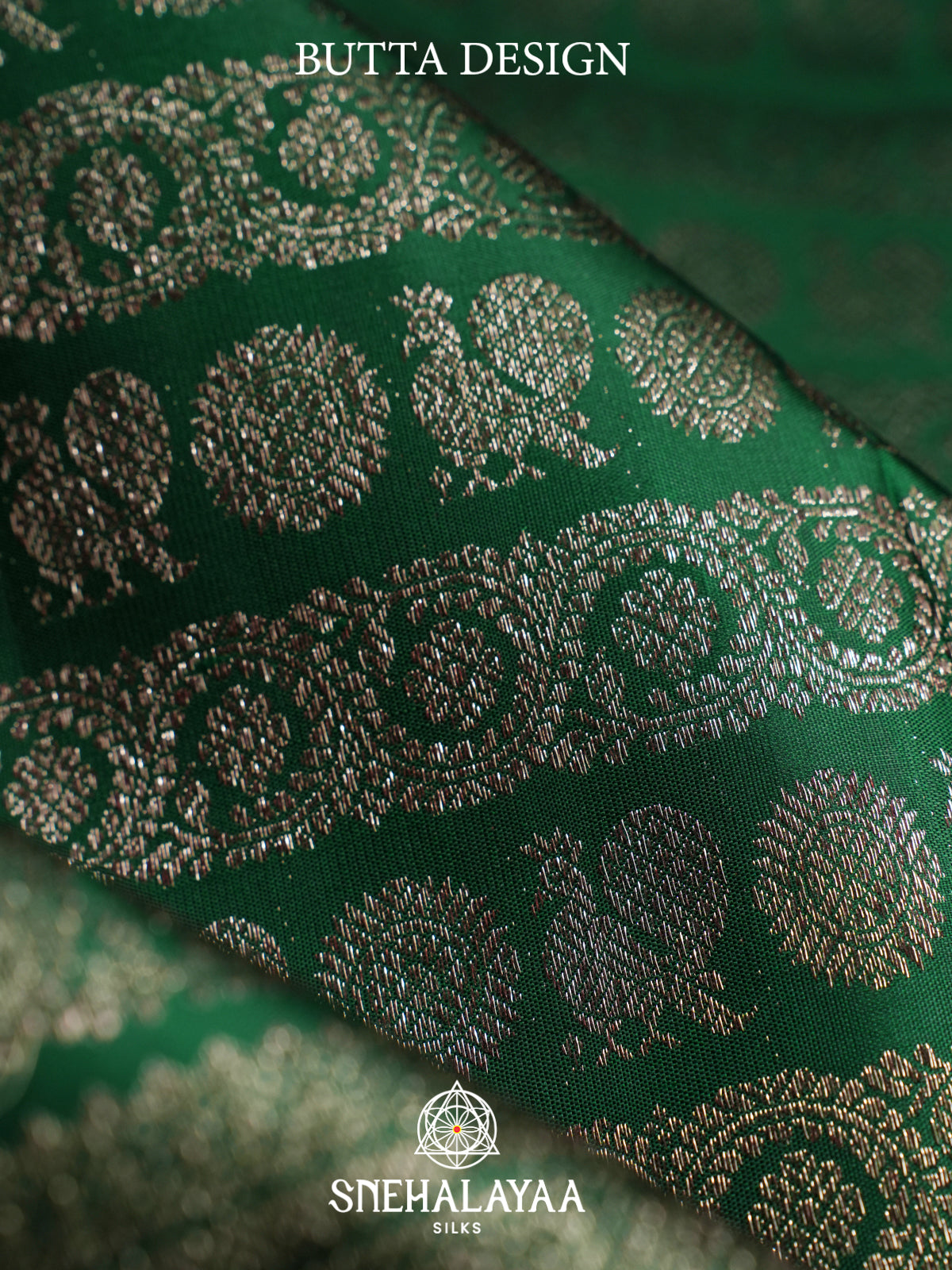 Forest Green Kanjivaram Silk Saree