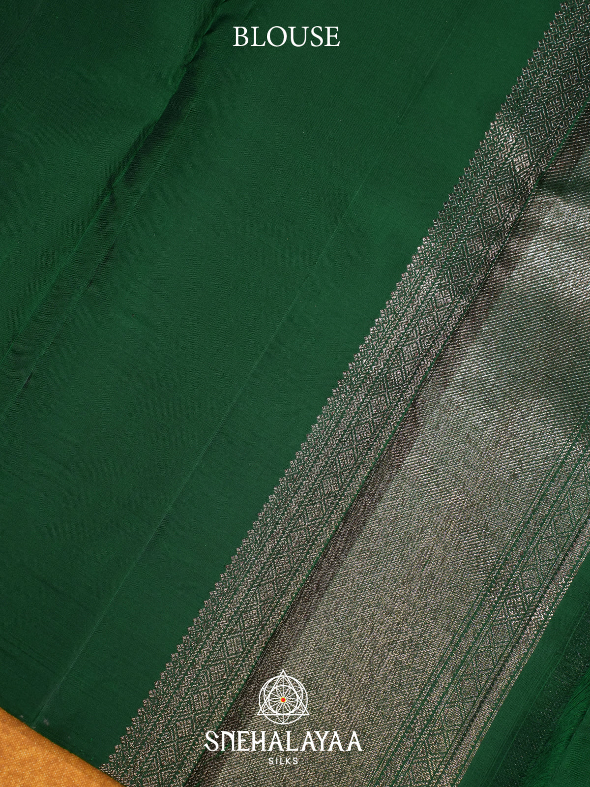 Forest Green Kanjivaram Silk Saree