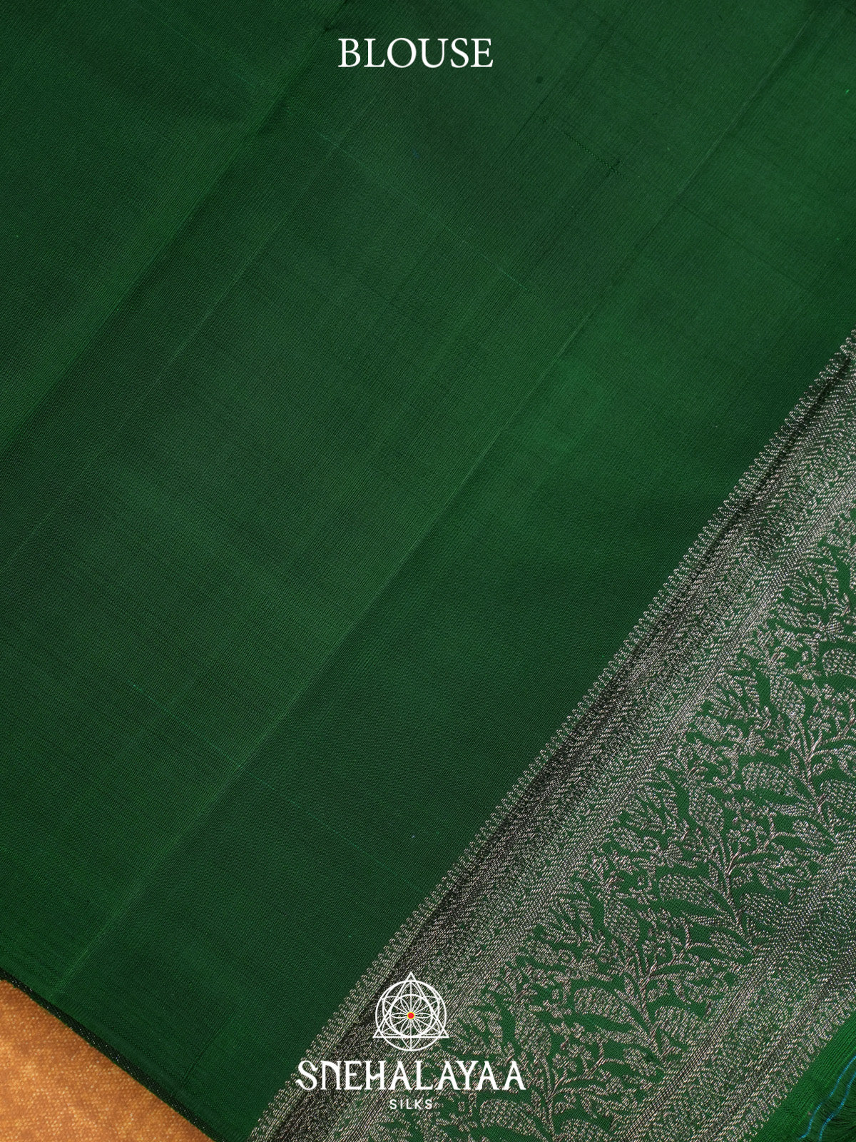 Forest Green Kanjivaram Silk Saree