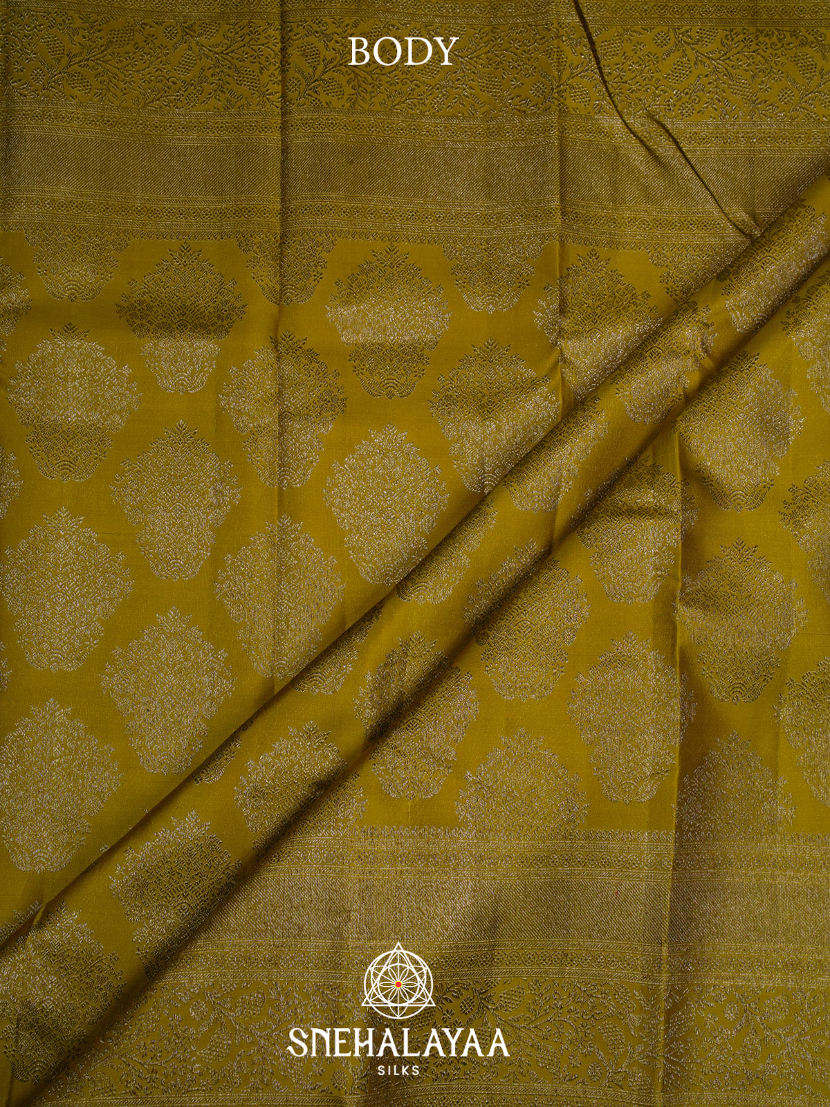 Mehandi Green Kanjivaram Silk Saree