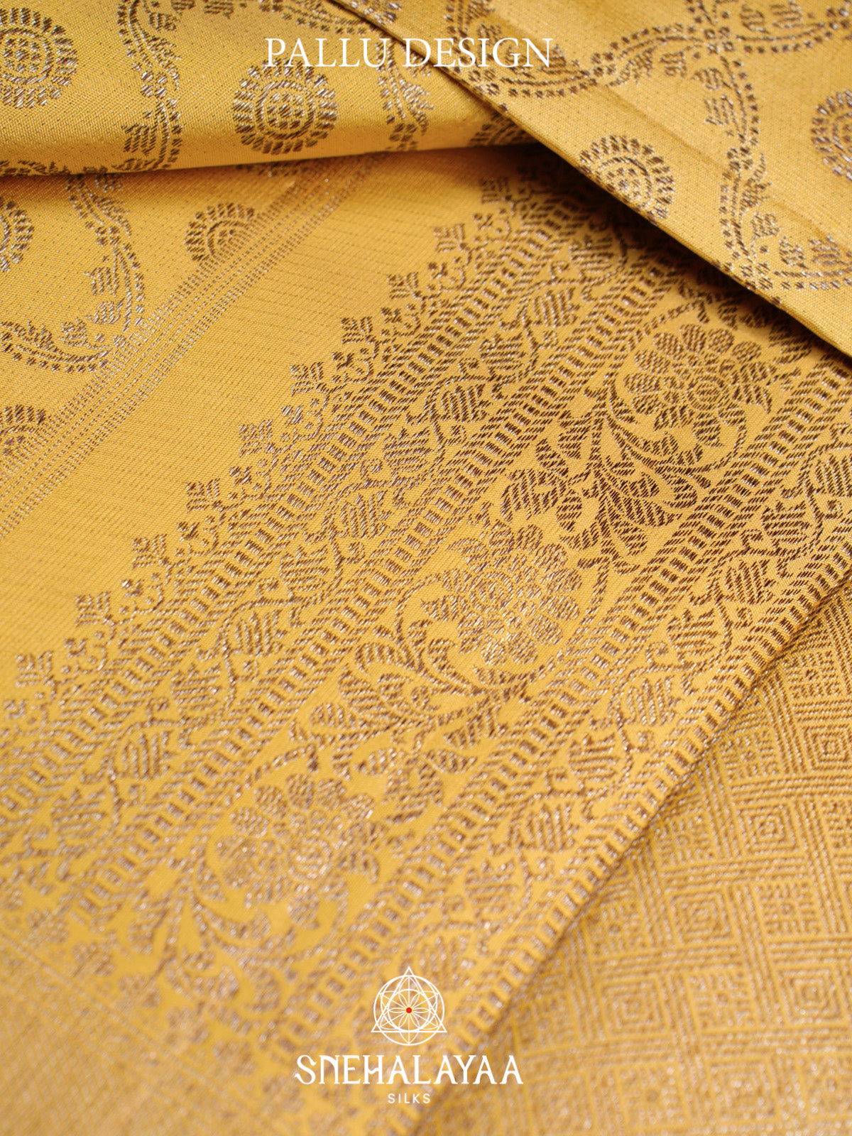 Yellow Kanjivaram Silk Saree