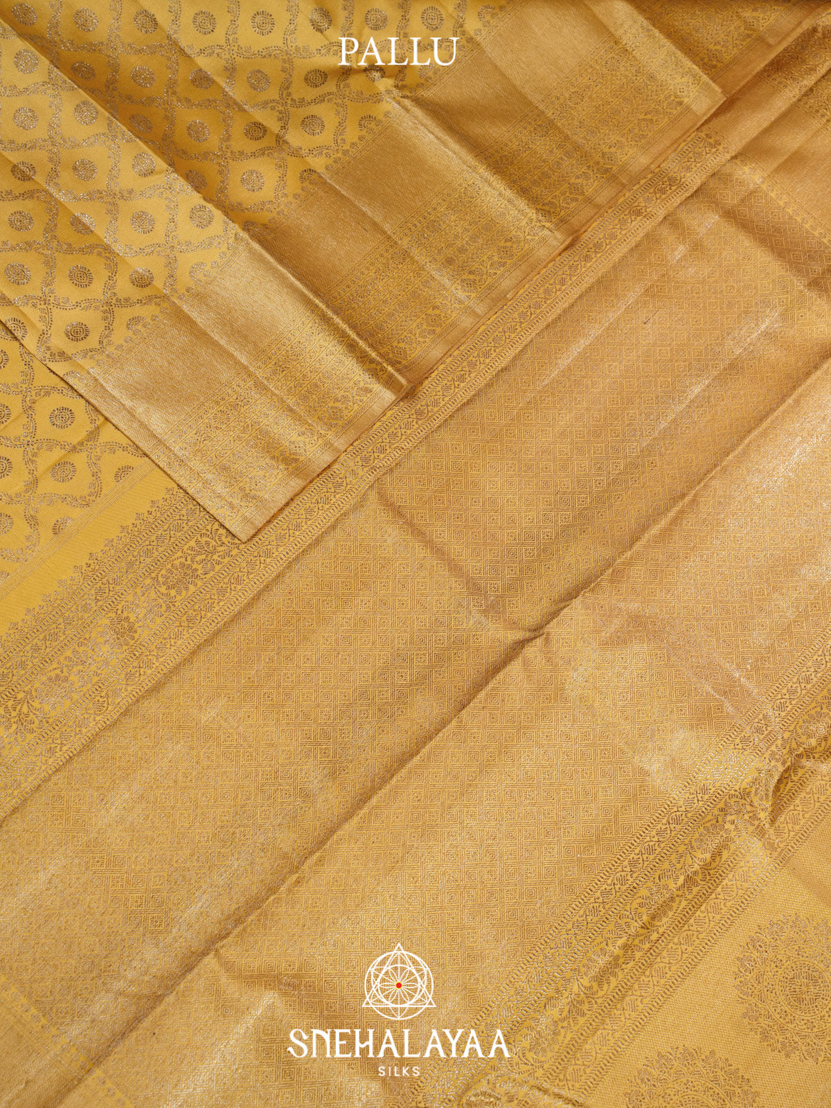 Yellow Kanjivaram Silk Saree