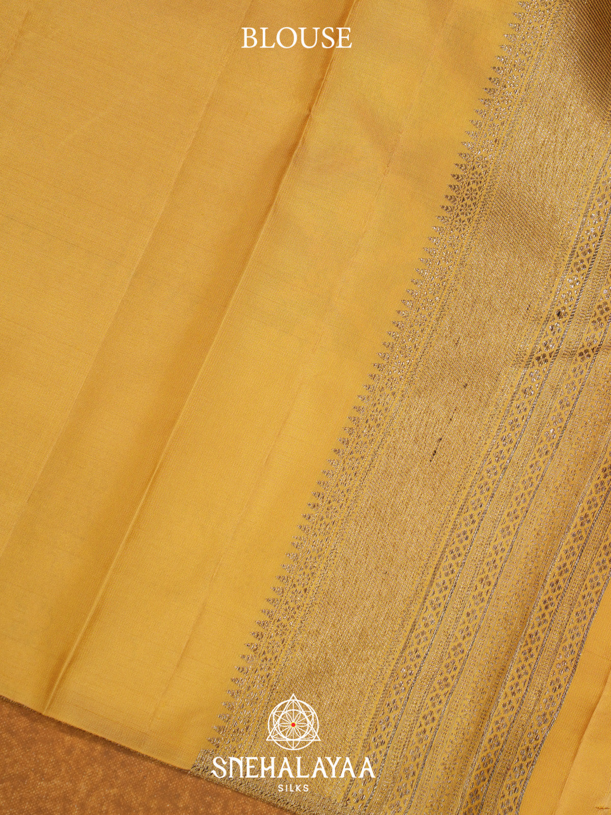Yellow Kanjivaram Silk Saree
