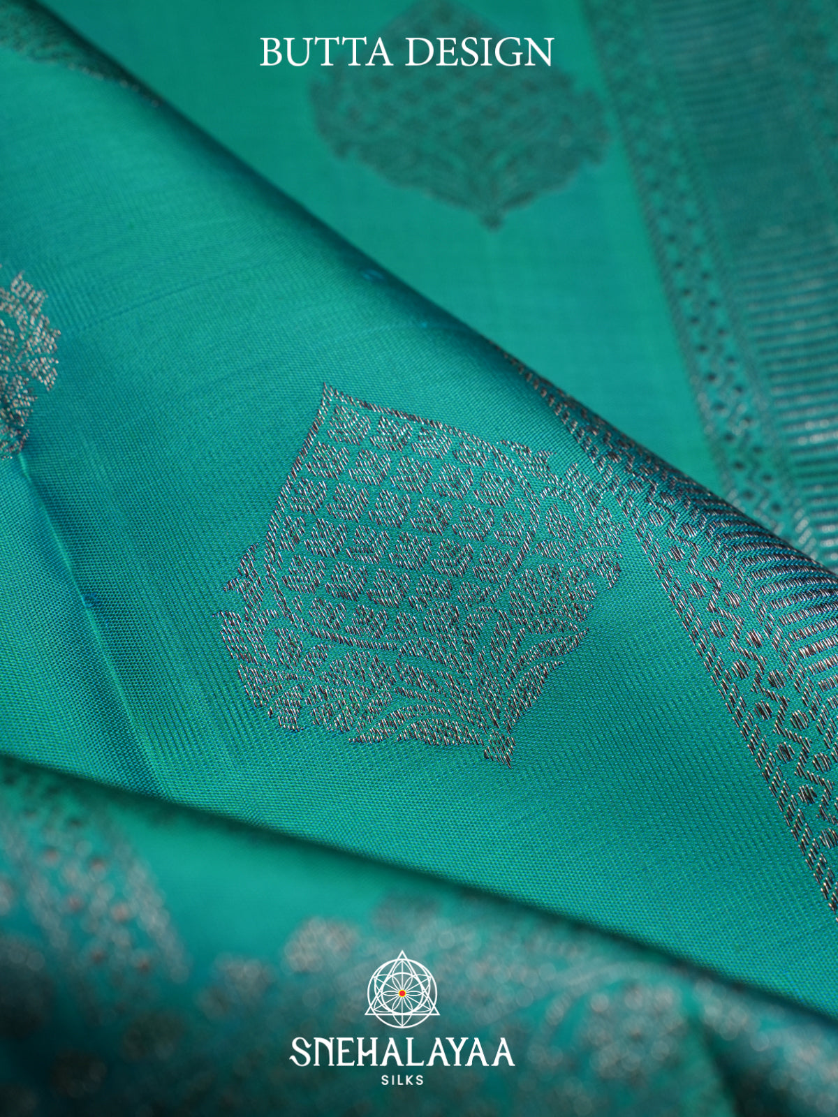 Teal Green Kanjivaram Silk Saree