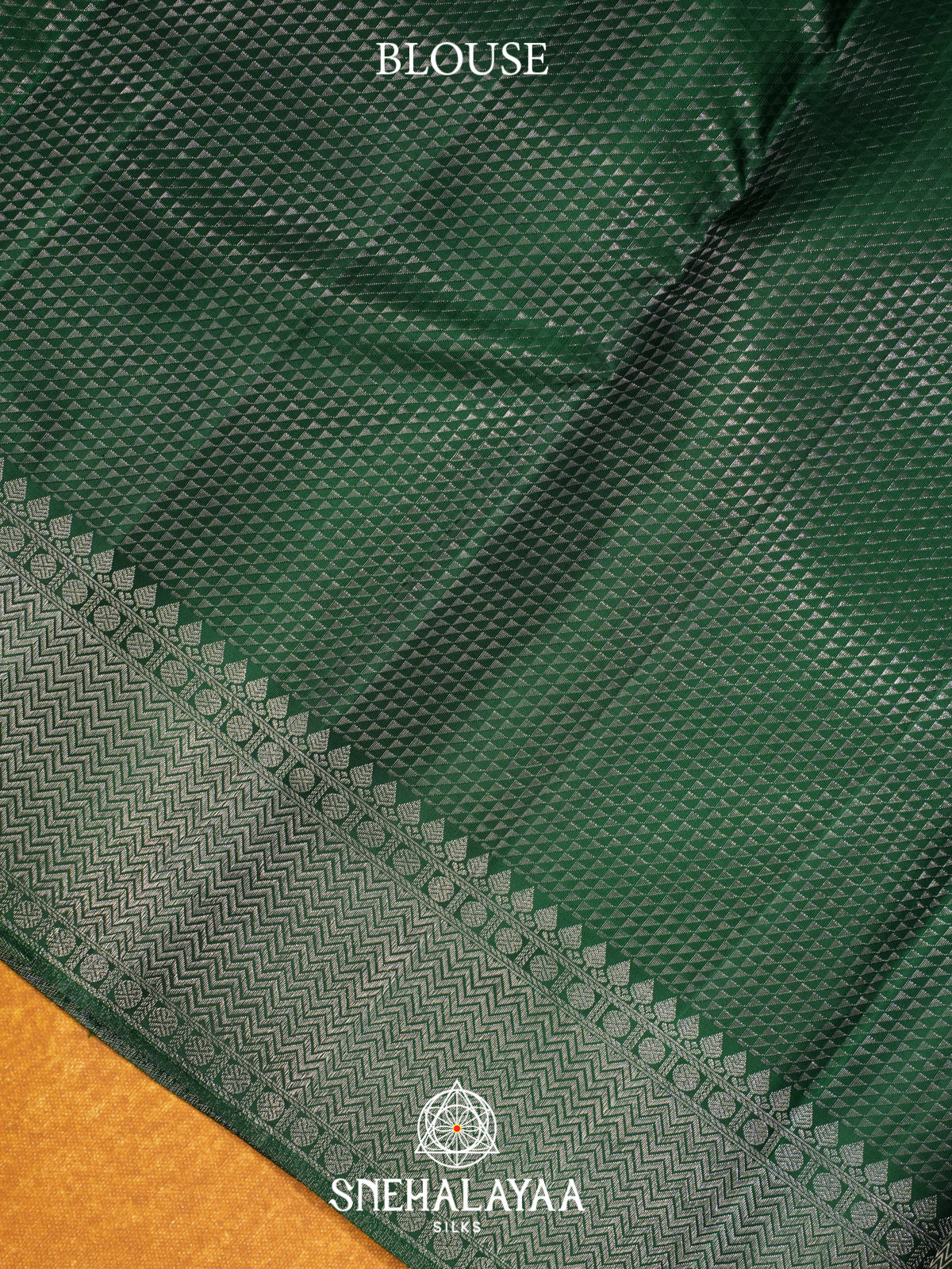 Forest Green Kanjivaram Silk Saree