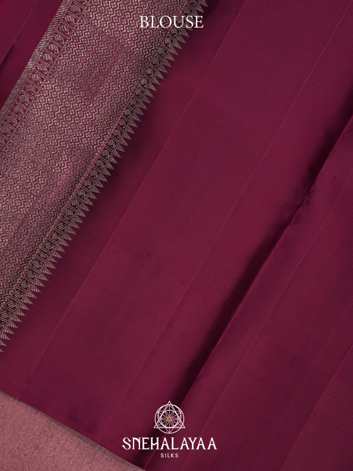 Wine Kanjivaram Silk Saree