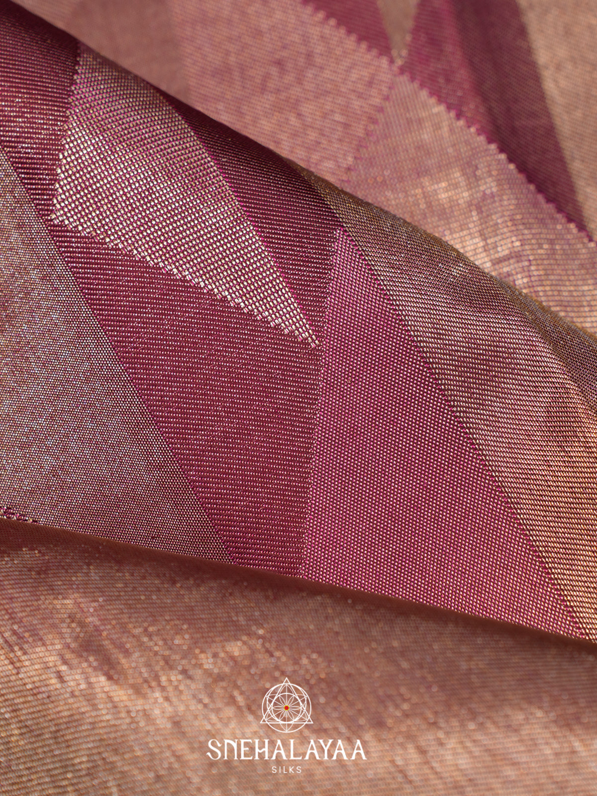 Mauve Pink Kanjivaram Silk Saree