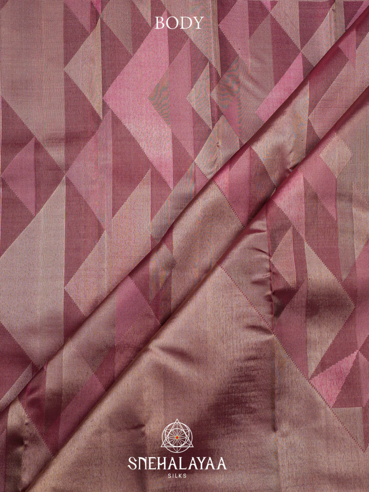 Mauve Pink Kanjivaram Silk Saree