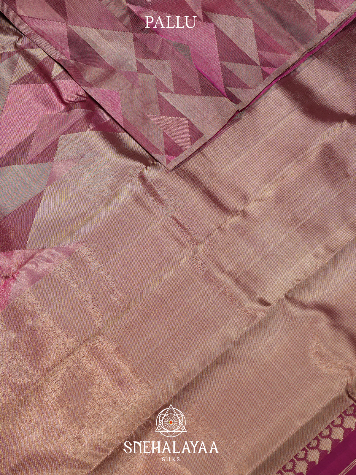 Mauve Pink Kanjivaram Silk Saree