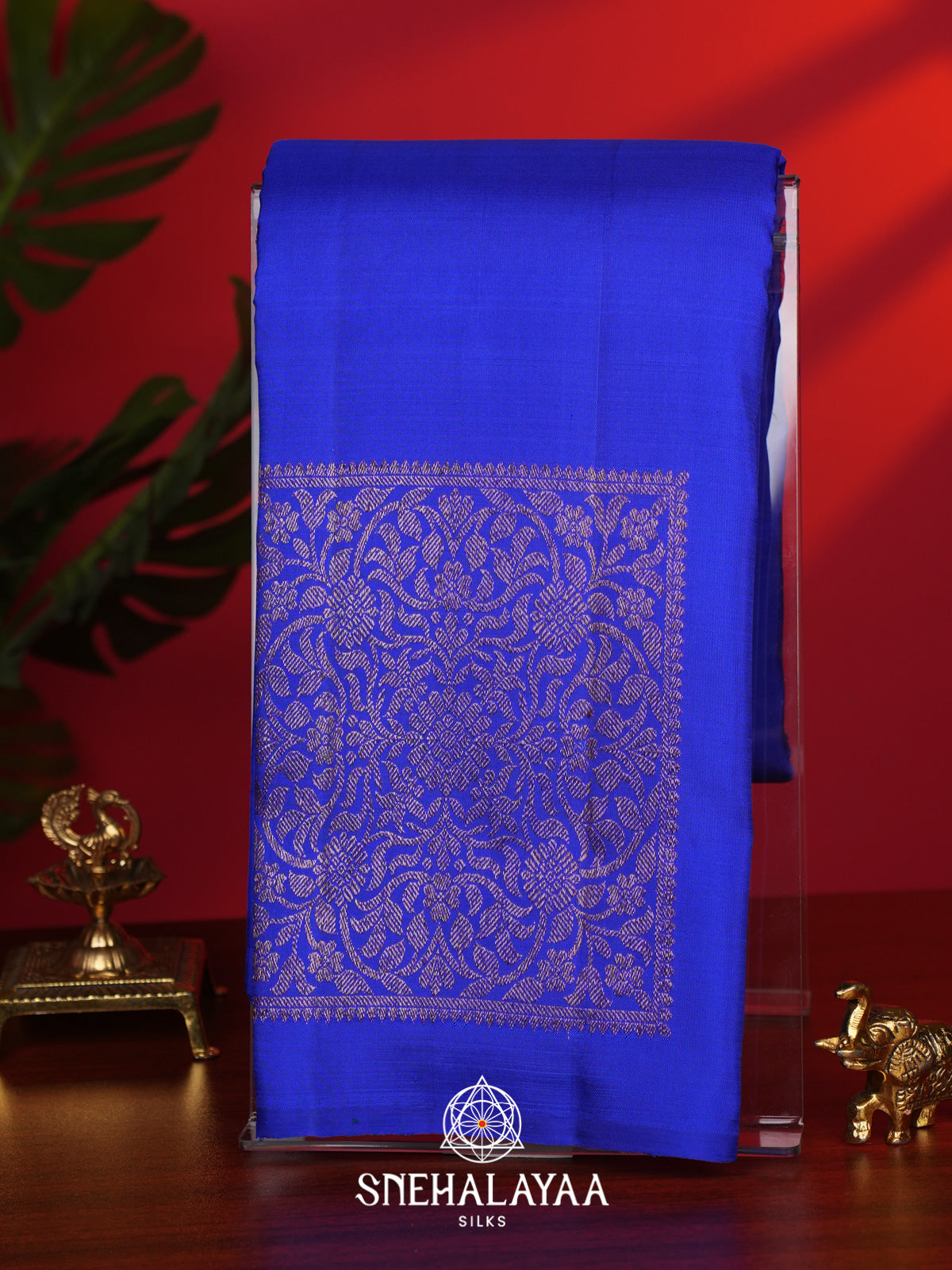 Royal Blue Kanjivaram Silk Saree