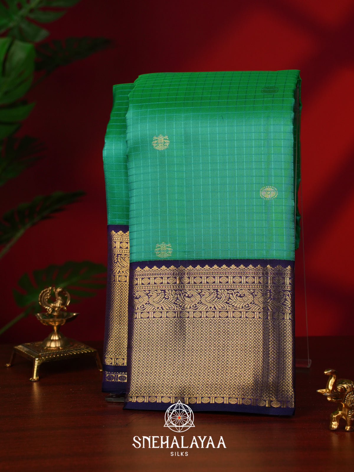 Green Kanjivaram Silk Saree