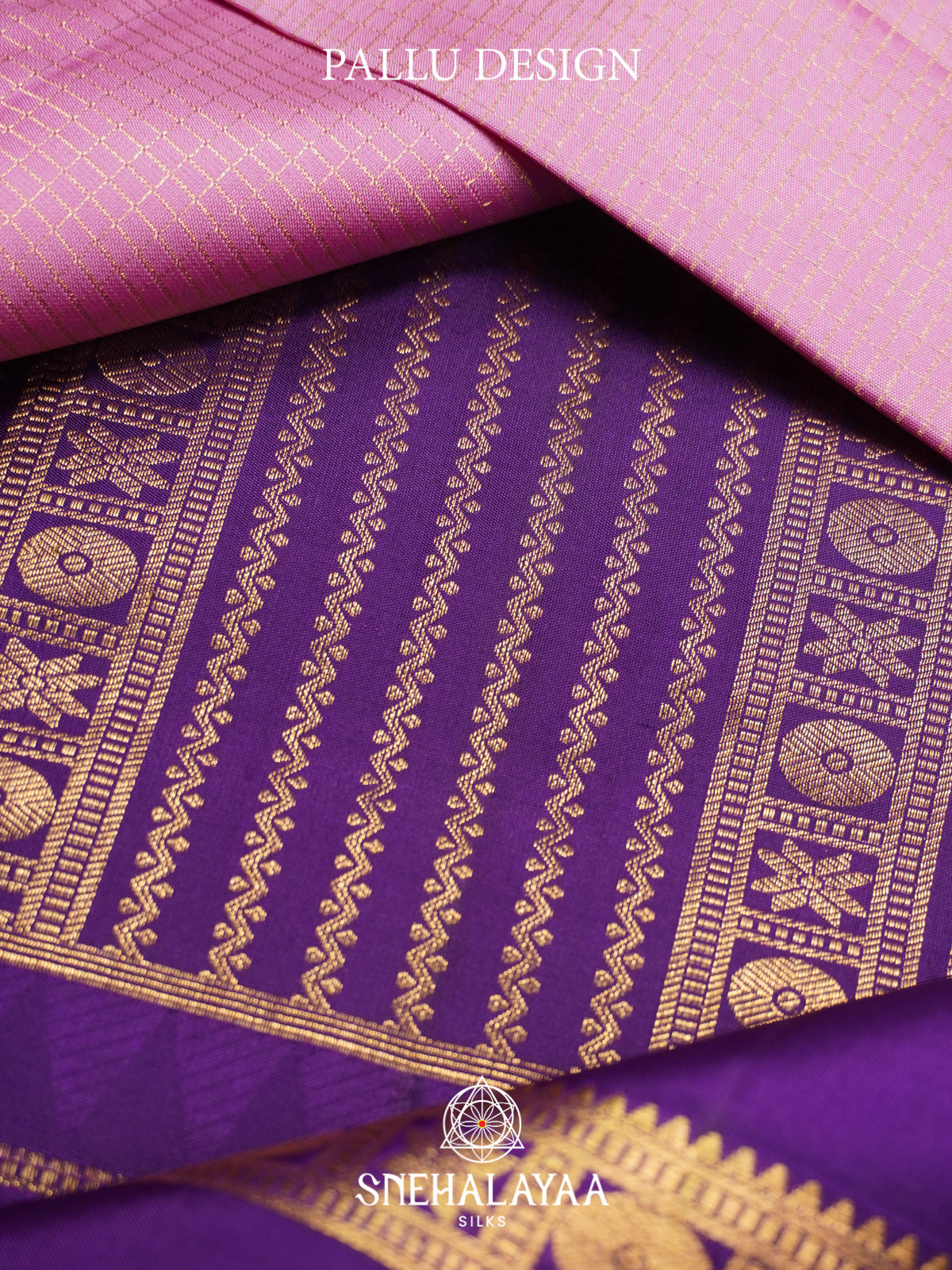 Pale Pink Kanjivaram Silk Saree