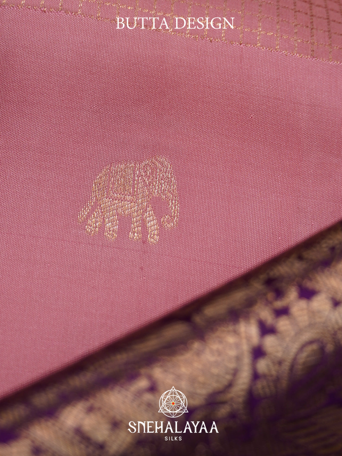 Mauve Pink Kanjivaram Silk Saree