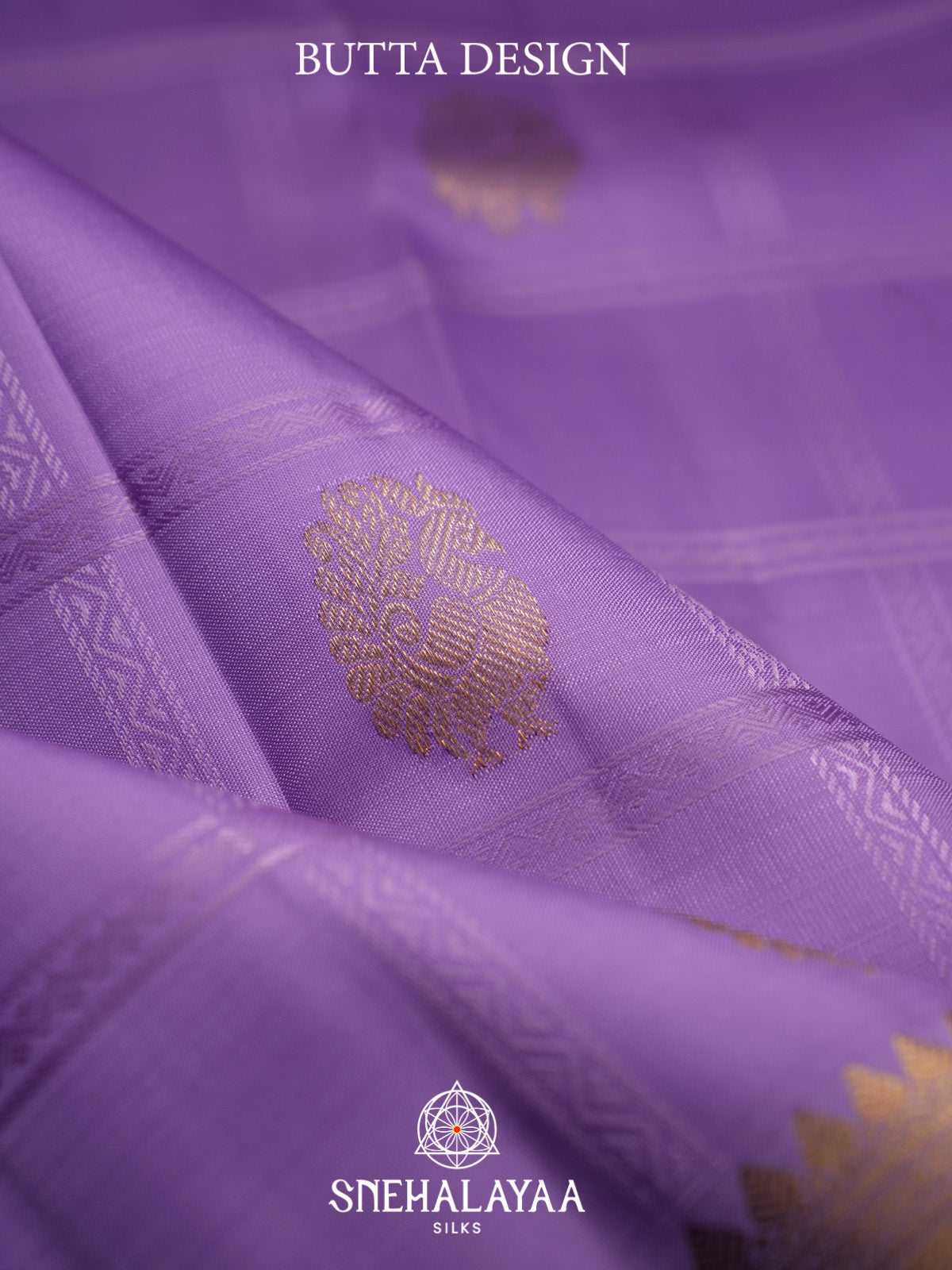Lilac Kanjivaram Silk Saree
