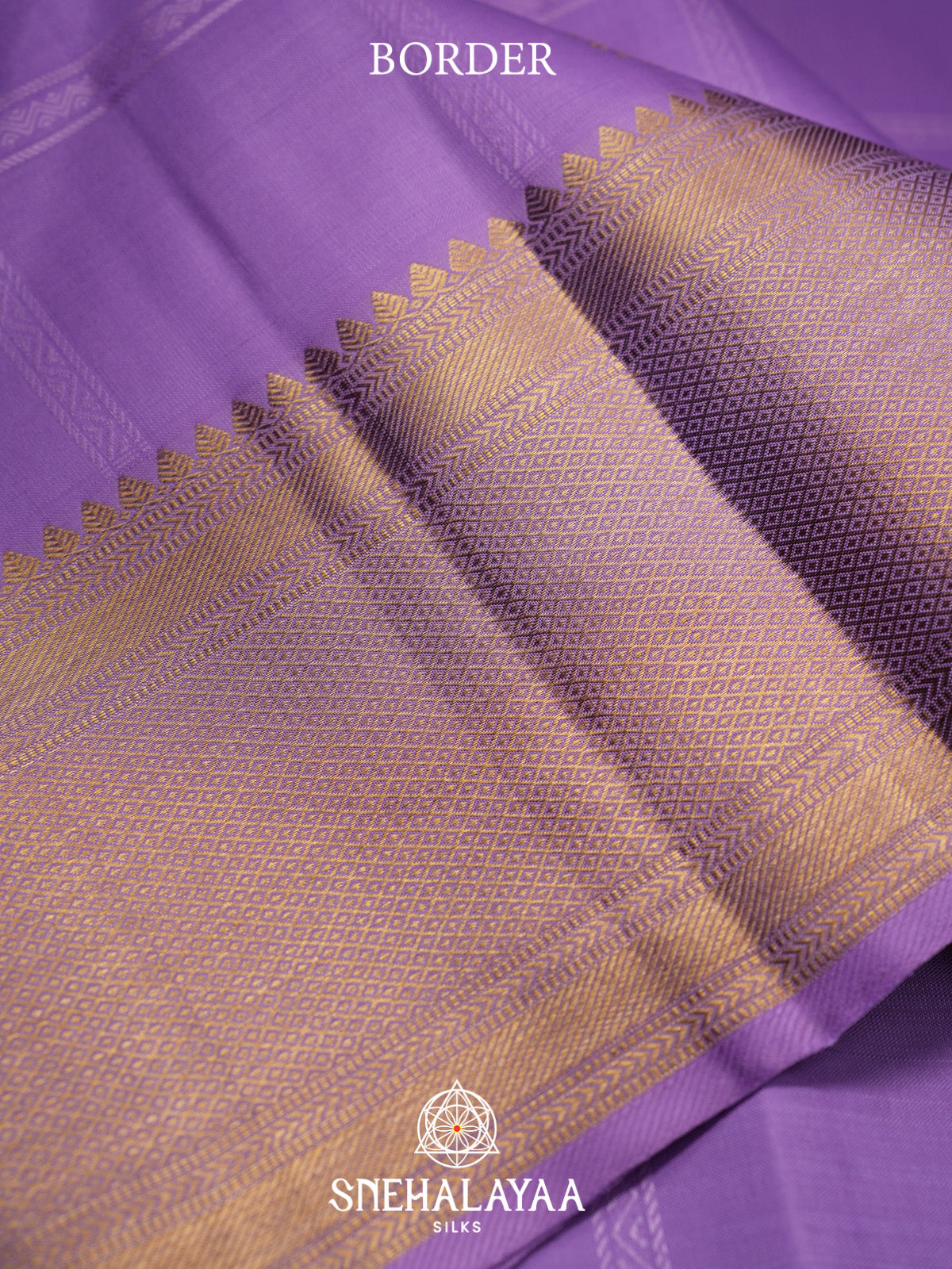 Lilac Kanjivaram Silk Saree