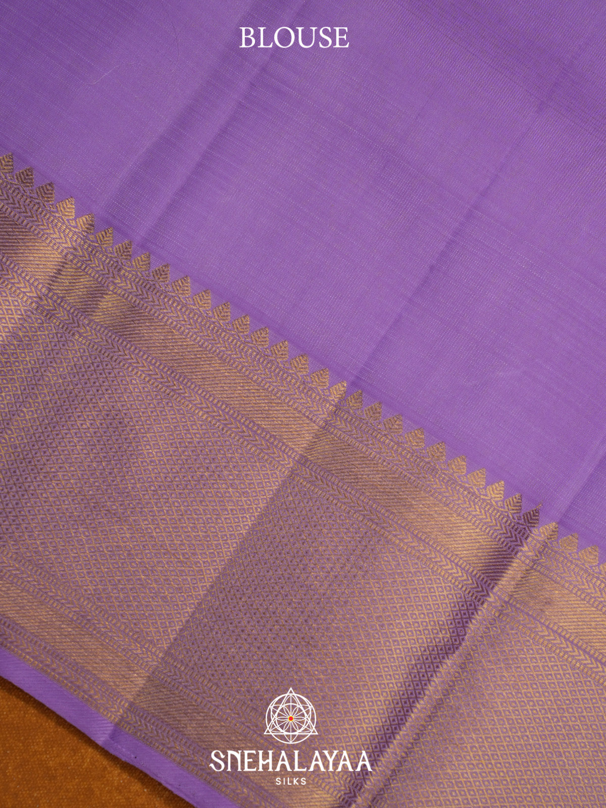 Lilac Kanjivaram Silk Saree