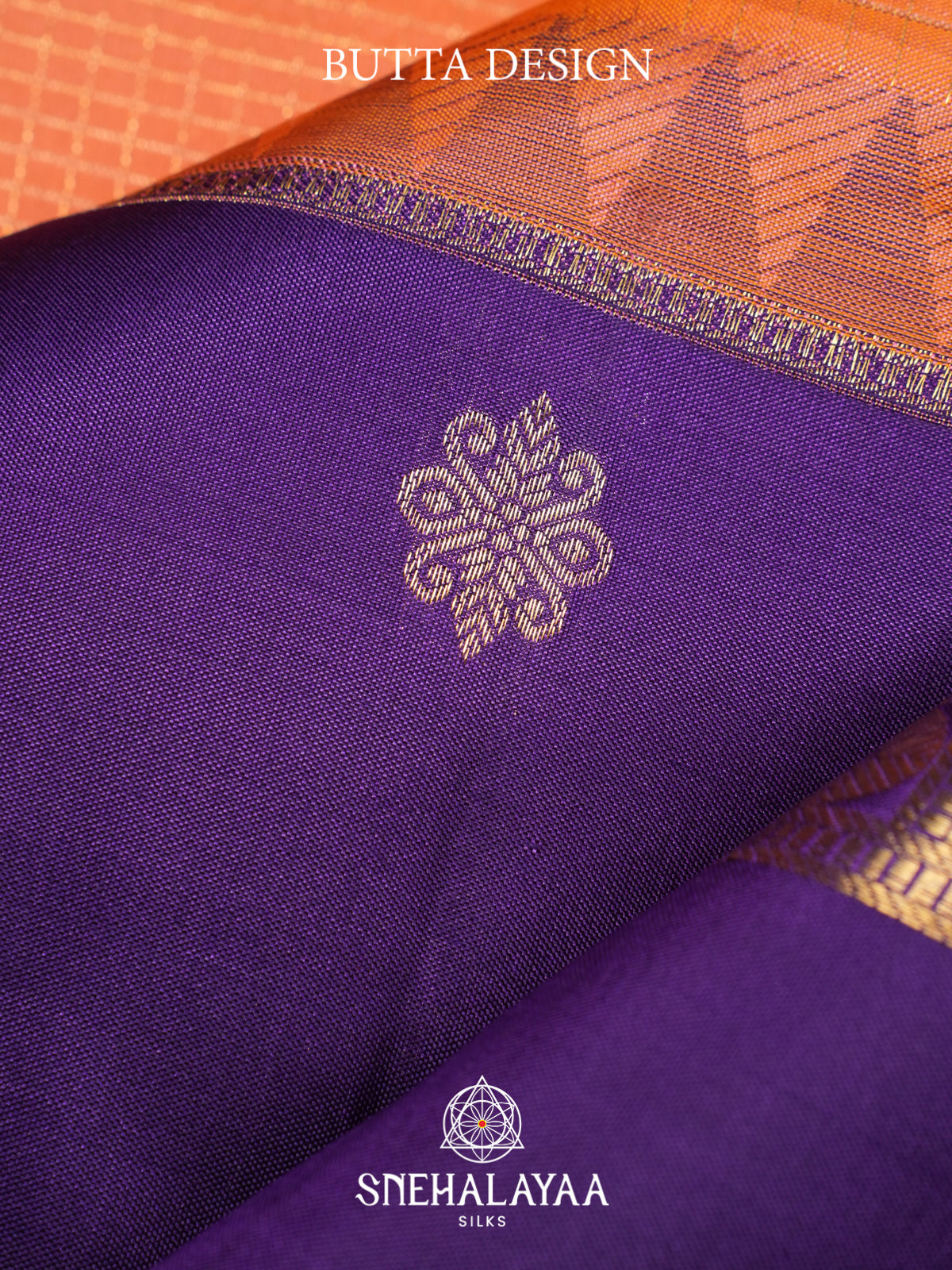 Peach Kanjivaram Silk Saree