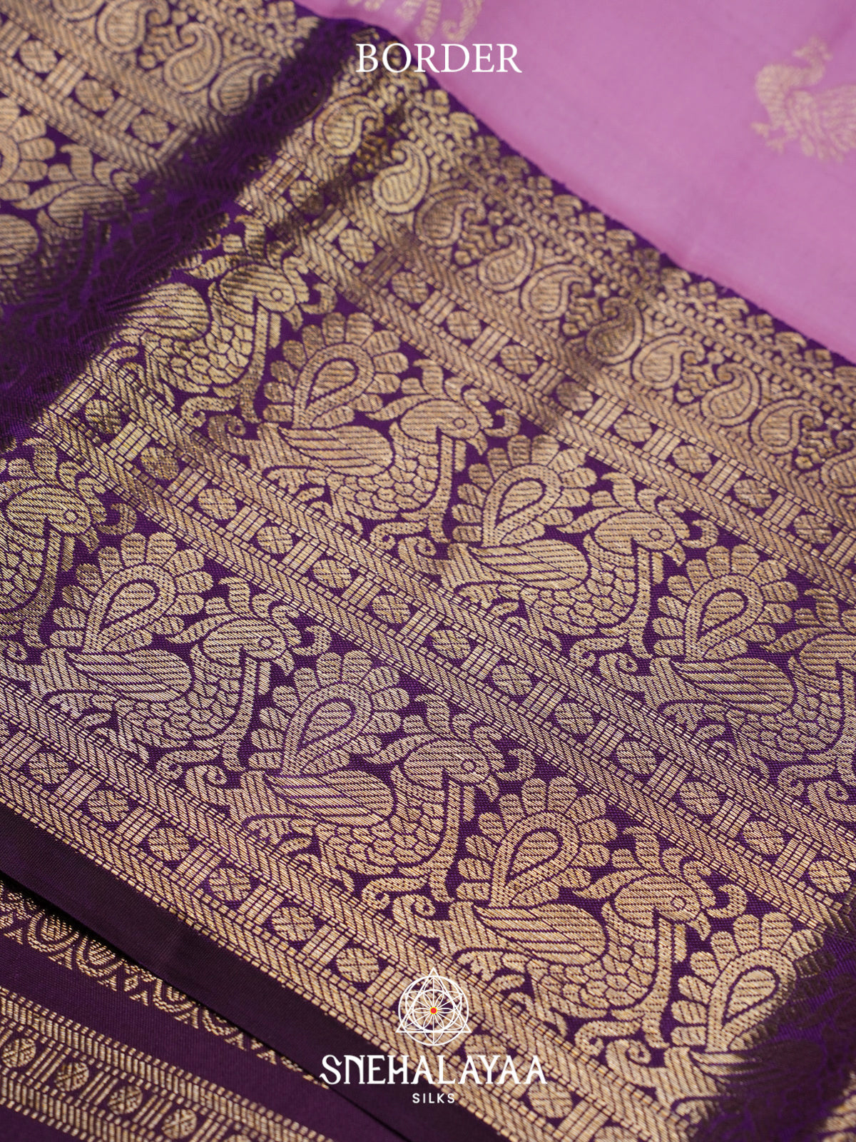 Lavender Kanjivaram Silk Saree