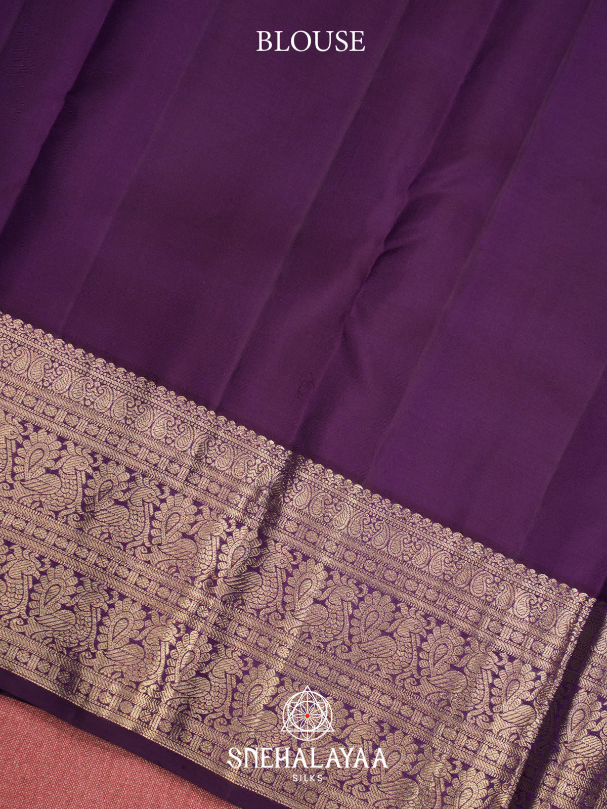 Lavender Kanjivaram Silk Saree