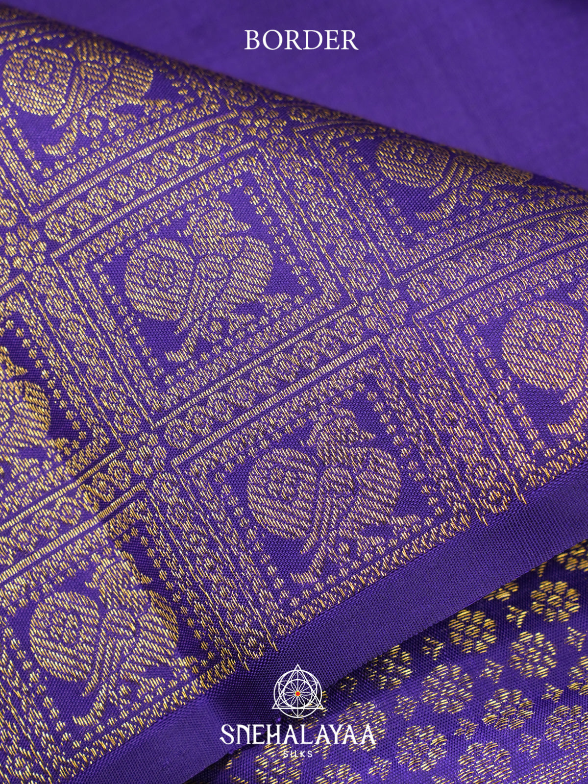 Purple Kanjivaram Silk Saree